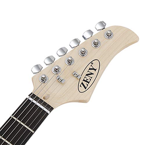 ZENY 39" Full Size Electric Guitar with Amp, Case and Accessories Pack Beginner Starter Package, Blue Ideal Christmas Thanksgiving Holiday Gift - Image 2