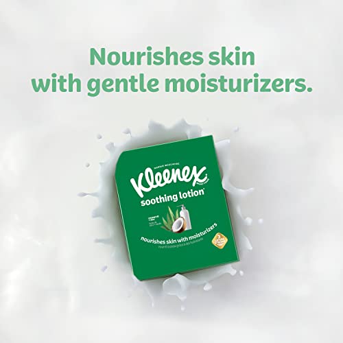 Kleenex Expressions Soothing Lotion Facial Tissues with Coconut Oil, Aloe & Vitamin E, 12 Boxes, 45 Tissues per Box, 3-Ply (540 Total Tissues) - Image 5