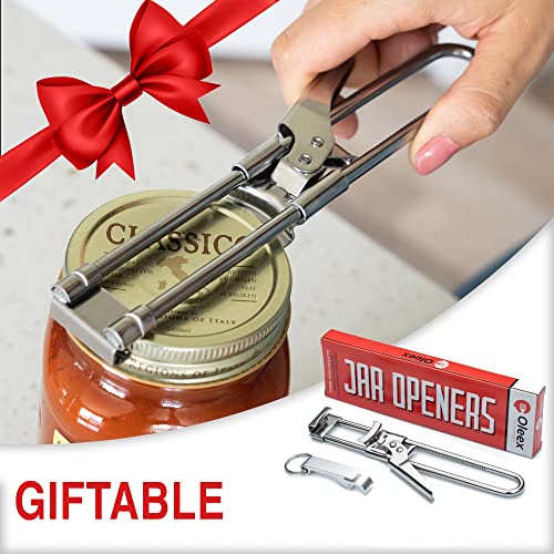 Oleex Jar Opener for Weak Hands with Keychain Bottle Cap Opener. Easy Jar Opener for Seniors with Arthritis or Kids Jar Openers. Jar Gripper Tight Lid Opener and Bottle Opener Kitchen Gadgets - Image 7
