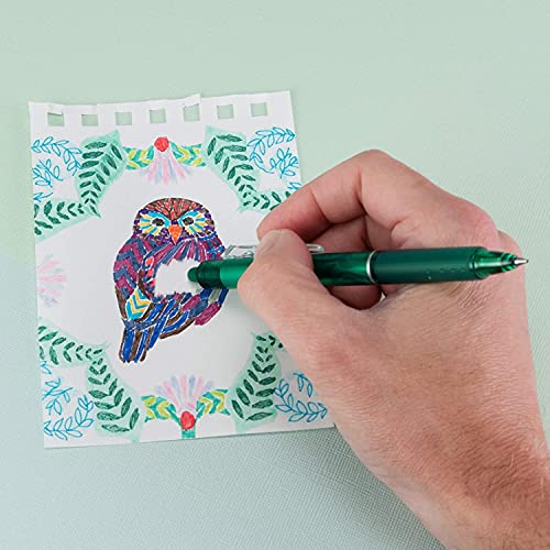 PILOT FriXion Clicker Erasable, Refillable & Retractable Gel Ink Pens, Fine Point, Assorted Color Inks, 7-Pack Pouch (31472) - Image 2