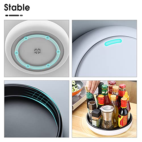 LAMY Lazy Susan Organizer Kitchen Gadgets, 10 Inch Small Lazy Susan Turntable, Spice Rack Organizer for Cabinet Kitchen Organization and Storage - Image 6
