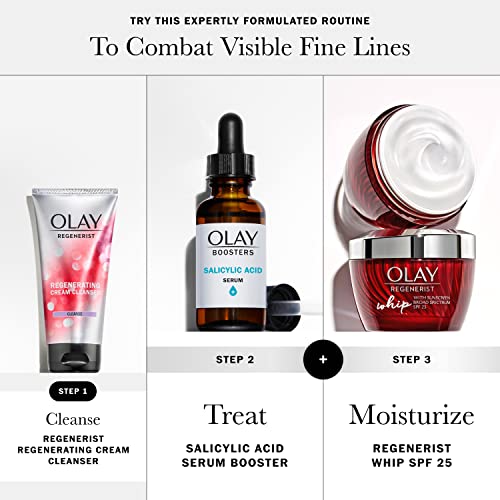 New Olay Salicylic Acid Serum, Exfoliating Booster, Fragrance-Free, 1.0 Oz - Image 5