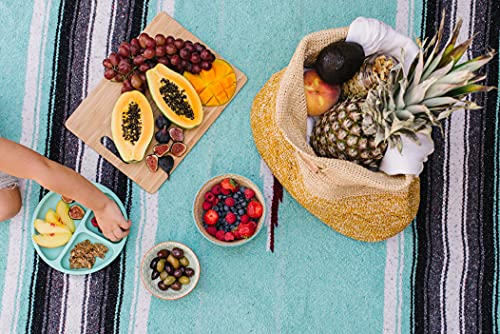 Hippypotamus Toddler Plates with Suction - Baby Plates - 100% Food-Grade Silicone Divided Plates - BPA Free - Dishwasher Safe - Set of 3 (Pink/Mint/Lavender) - Image 2